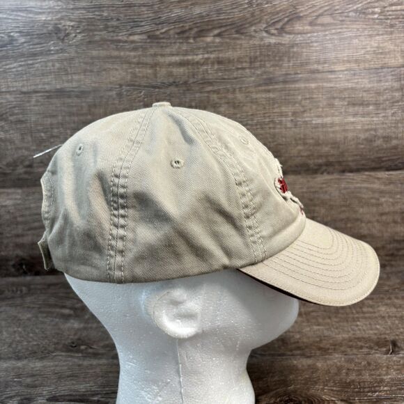 Hard Rock Cafe Hat Cap Strap Back Beige Embroidered London Save The Planet Mens - Picture 4 of 7